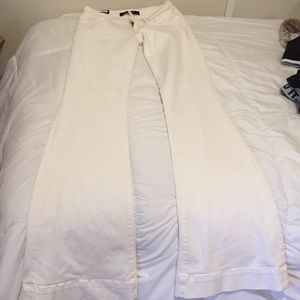 J Brand white flare jeans